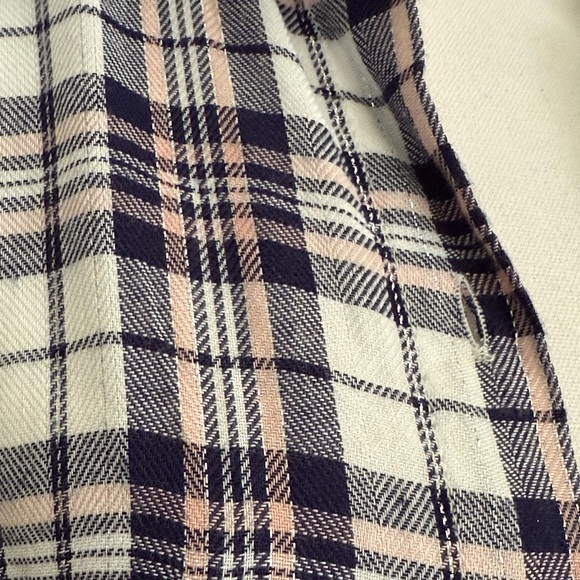 William Rast Checkered Button Down Shirt - Navy and White - Picture 3 of 10